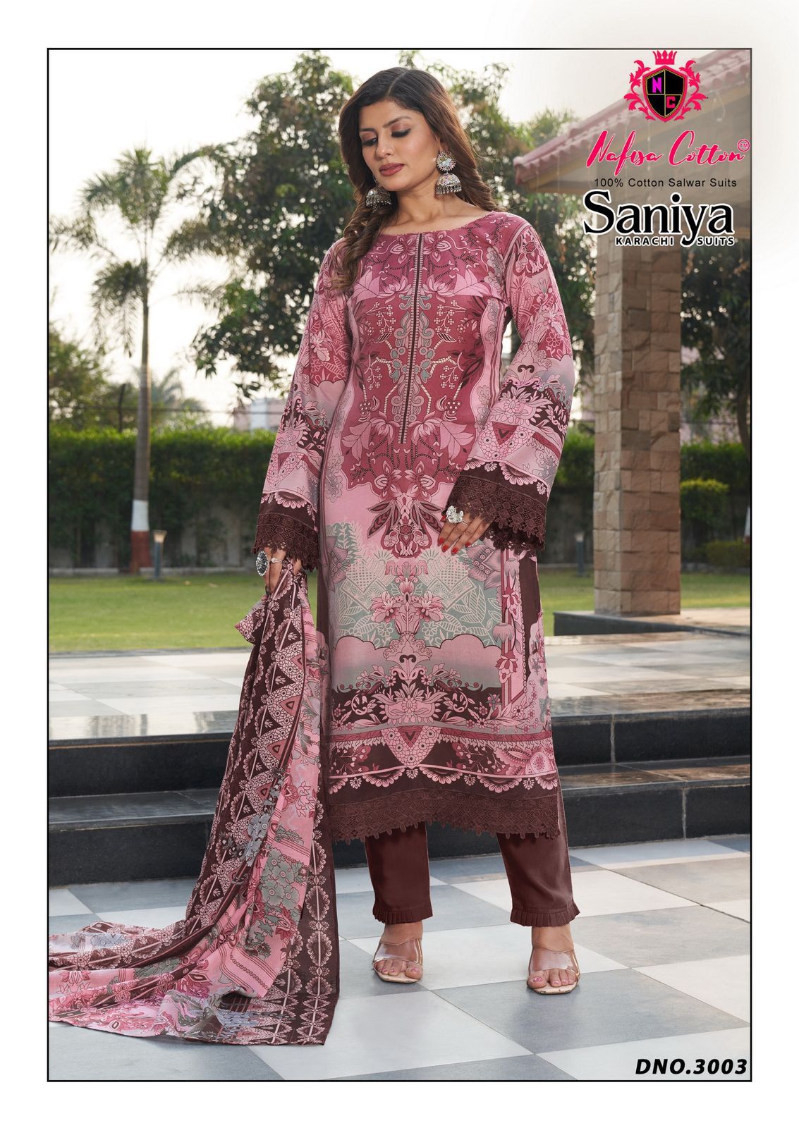 Saniya Vol 3 by Nafisa Cotton Digital Printed Dress Material Collection